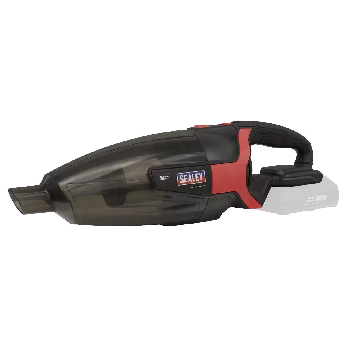 Sealey CP20VCVKIT 20V Handheld Vacuum Cleaner 650ml Kit with 2 Batteries & Charger