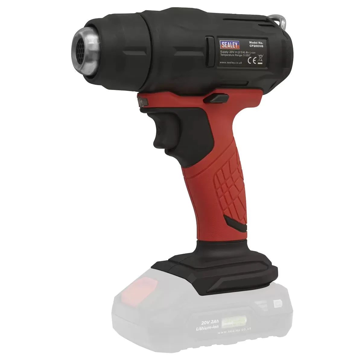 Sealey CP20VHGKIT2 20V Hot Air Gun Kit 2 Batteries with chargers