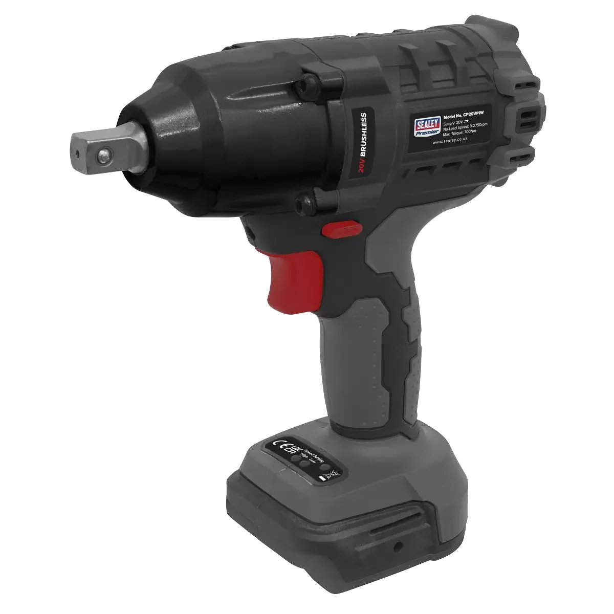 Sealey CP20VPIW 20V Brushless Impact Wrench 1/2Sq Drive Body Only