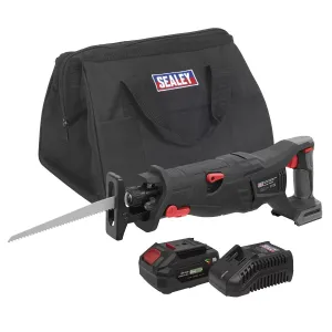 Sealey CP20VRSXKIT1 20V Brushless Reciprocating Saw Kit With Battery & Charger