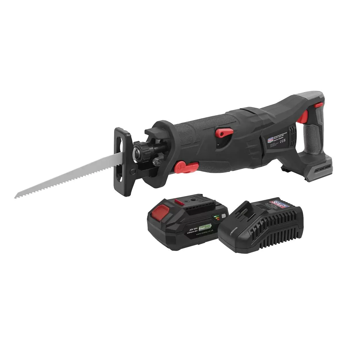 Sealey CP20VRSXKIT1 20V Brushless Reciprocating Saw Kit With Battery & Charger