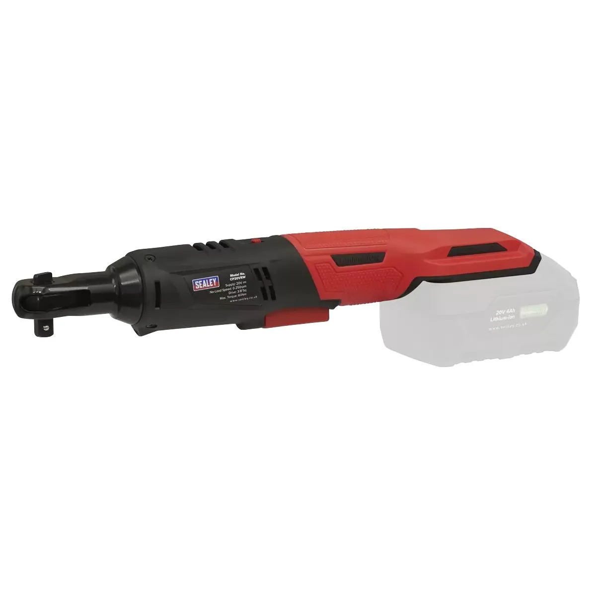 Sealey CP20VRWKIT1 20V 3/8Sq Drive Ratchet Wrench Kit With Battery & Charger