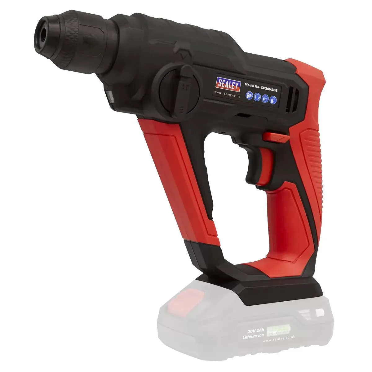 Sealey CP20VSDSKIT1 20V Rotary Hammer Drill Kit With Battery & Charger