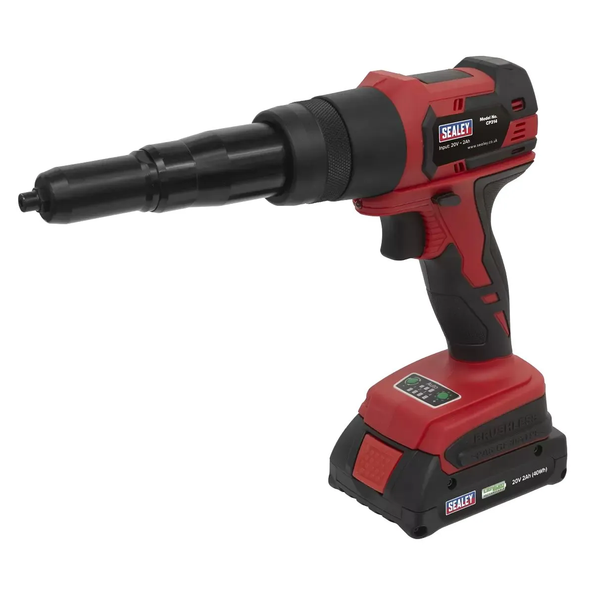 Sealey CP314 Cordless Riveter 20V 2Ah Lithium-ion