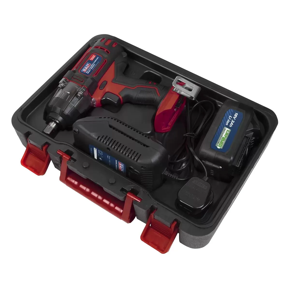 Sealey CP400LI 18V 1/2 Impact Wrench Cordless 3.0Ah Li-ion Kit