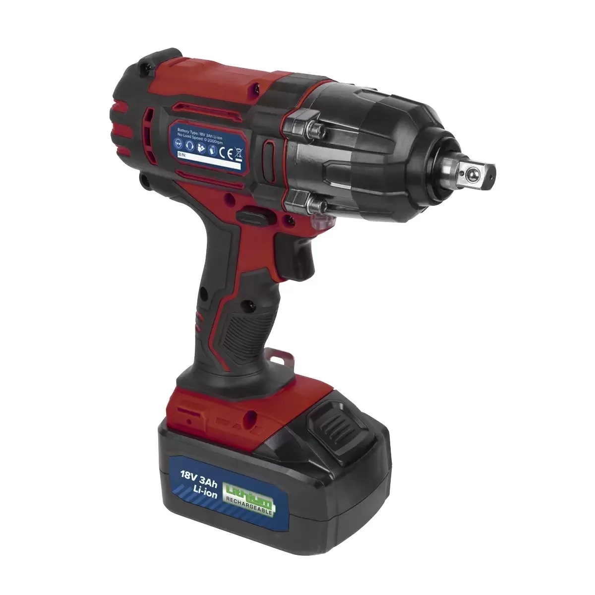 Sealey CP400LI 18V 1/2 Impact Wrench Cordless 3.0Ah Li-ion Kit