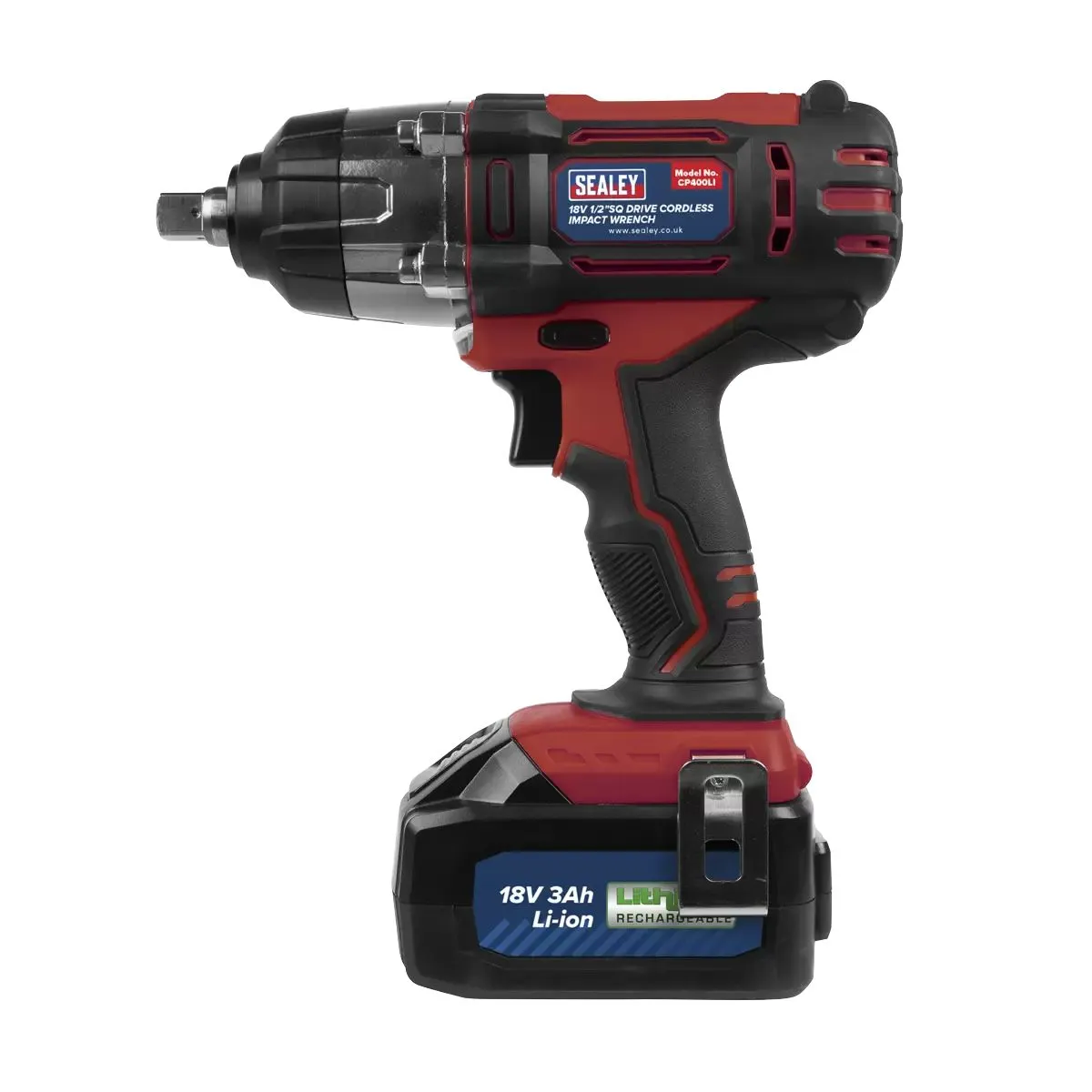 Sealey CP400LI 18V 1/2 Impact Wrench Cordless 3.0Ah Li-ion Kit