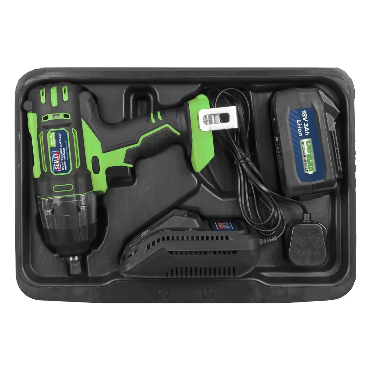 Sealey CP400LIHV 18V 1/2 Impact Wrench Cordless Kit