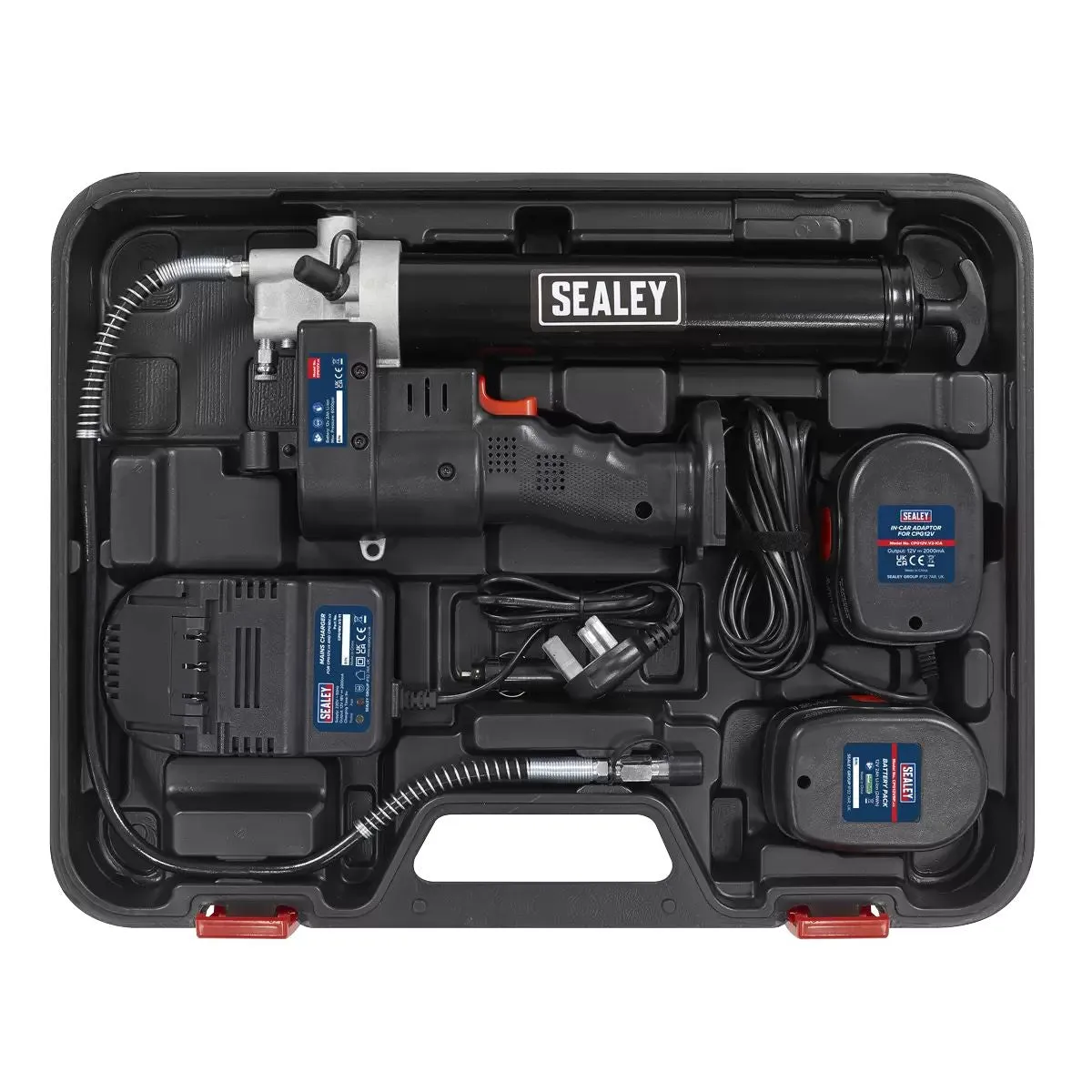 Sealey CPG12V 12v Cordless Grease Gun