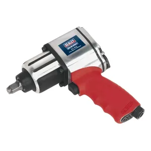 Sealey GSA02 Air Impact Wrench 1/2Sq Drive Twin Hammer