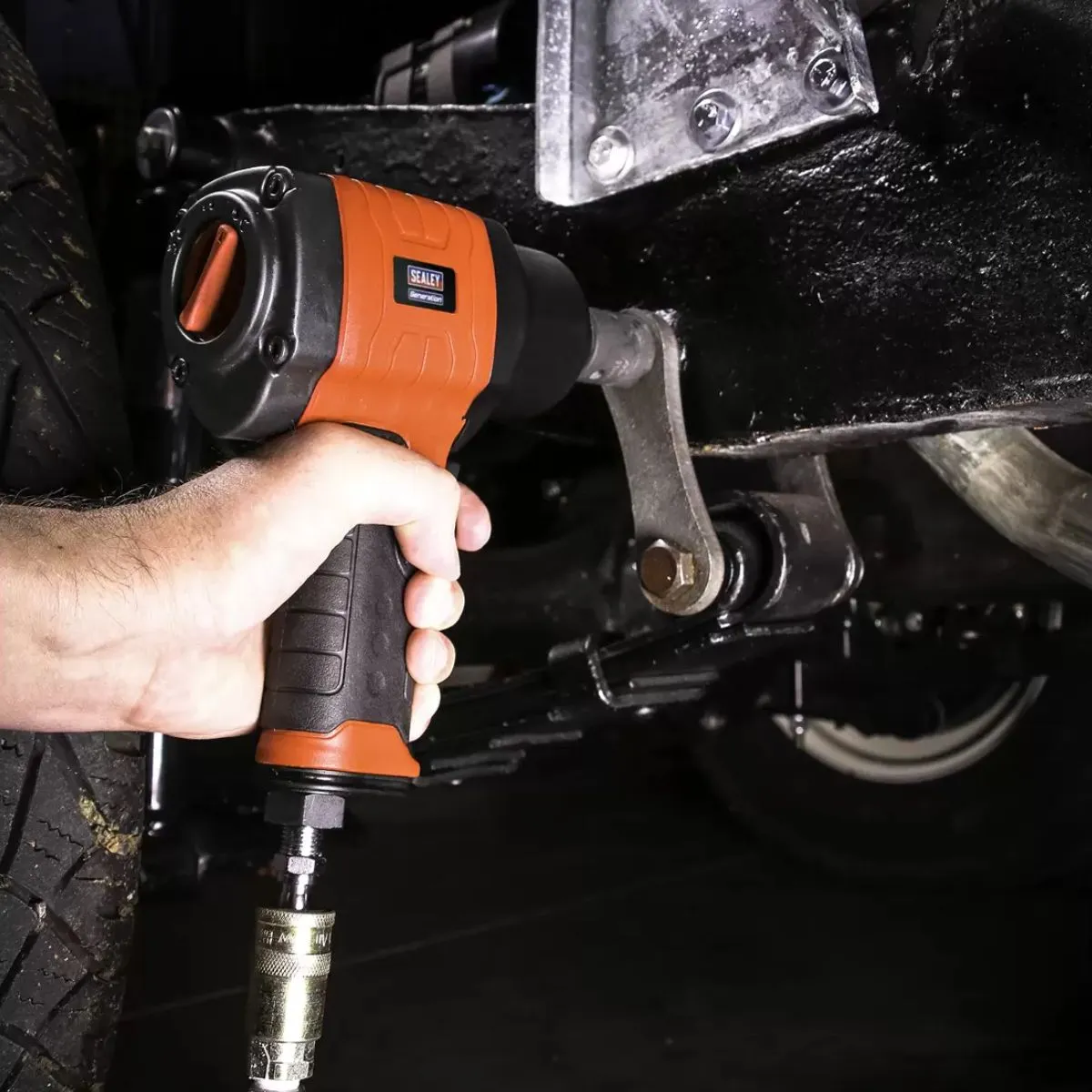 Sealey GSA6002 1/2Sq Drive Twin Hammer Composite Air Impact Wrench
