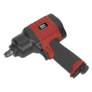 Sealey GSA6002 1/2Sq Drive Twin Hammer Composite Air Impact Wrench