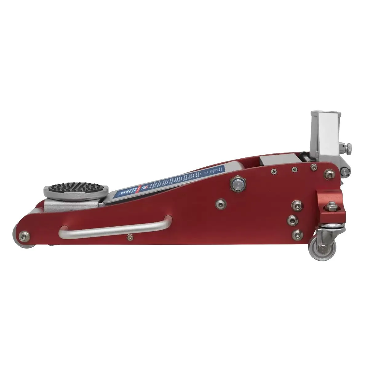 Sealey RJAS1500 Trolley Jack 1.5 Tonne Ton Aluminium Steel Rocket Lift Low Entry