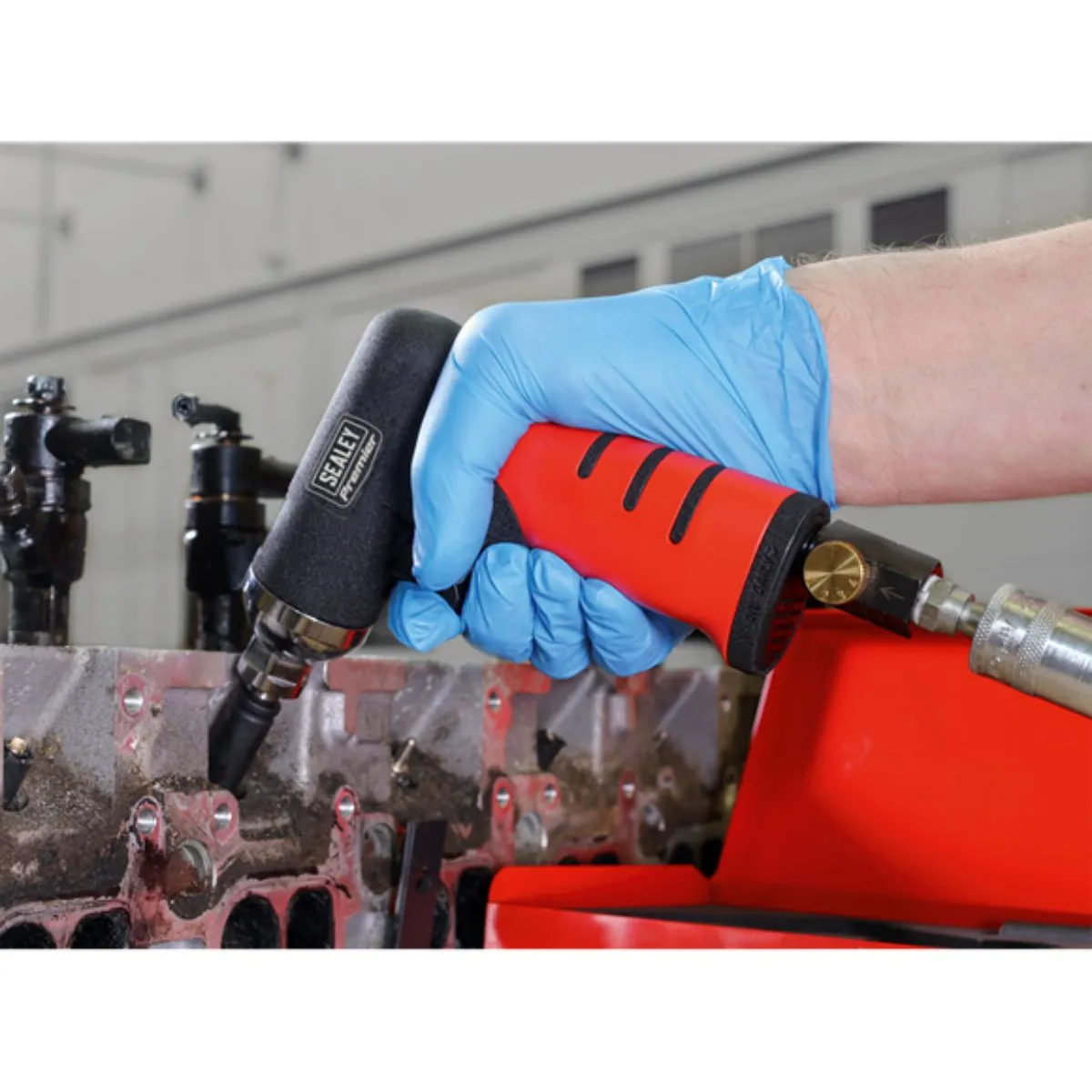 Sealey SA141 1/4Sq Drive Air Impact Wrench Diesel Glow Plug Kit