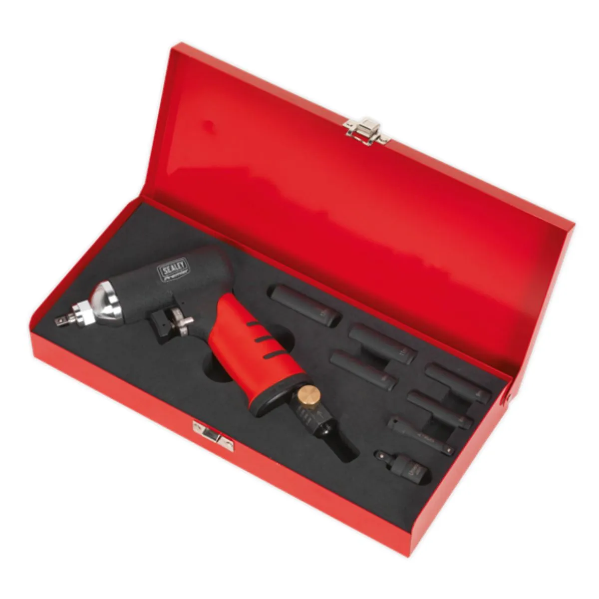 Sealey SA141 1/4Sq Drive Air Impact Wrench Diesel Glow Plug Kit