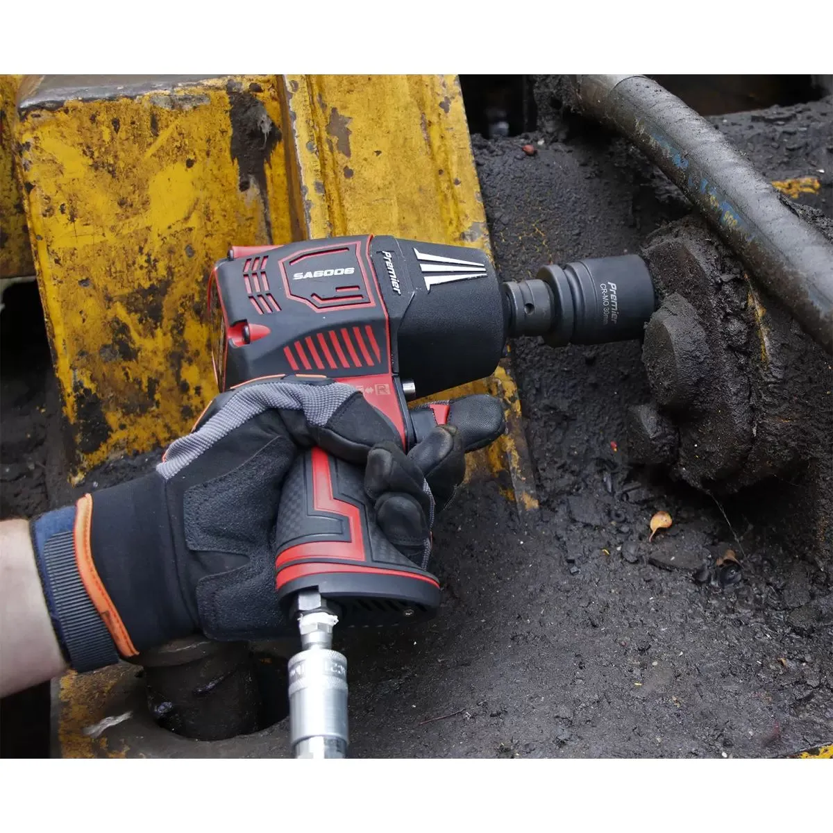Sealey SA6006 1/2Sq Drive Composite Air Impact Wrench Twin Hammer