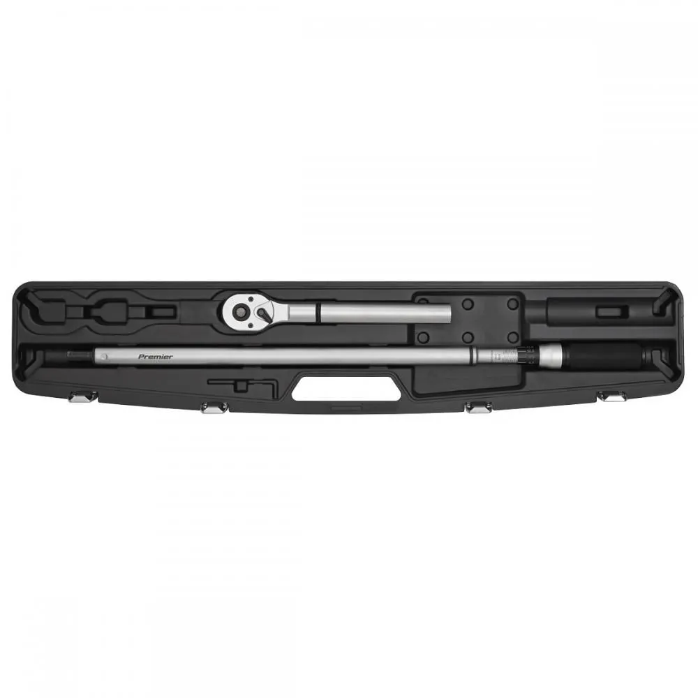 Sealey STW907 3/4inSq Drive 160-800Nm Calibrated Torque Wrench Micrometer Style