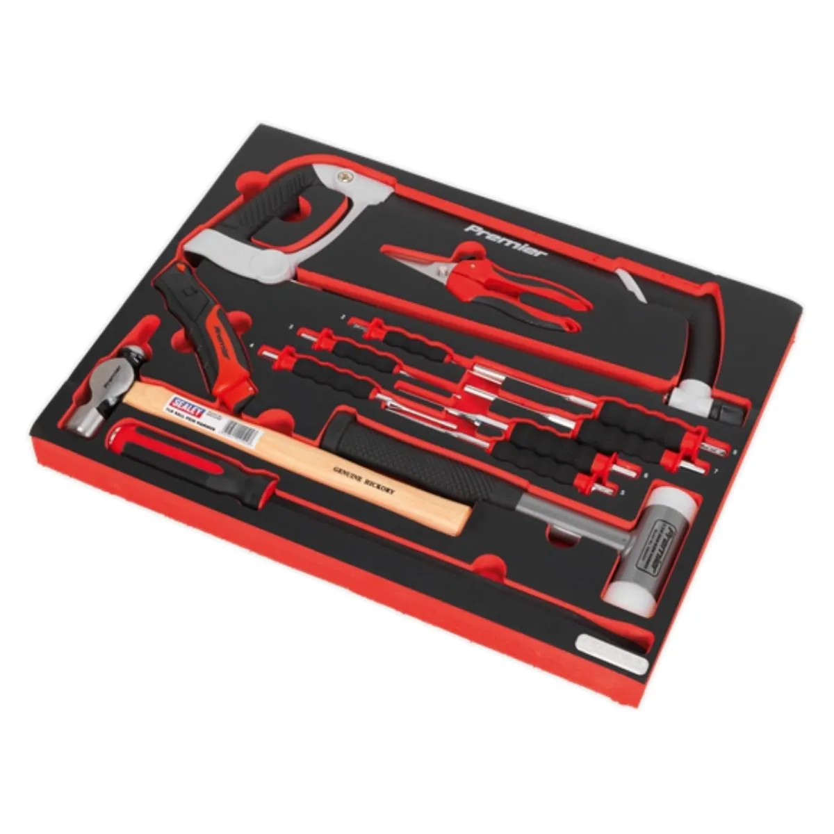 Sealey TBTP06UK Hacksaw. Hammers & Punch Kit 13pc