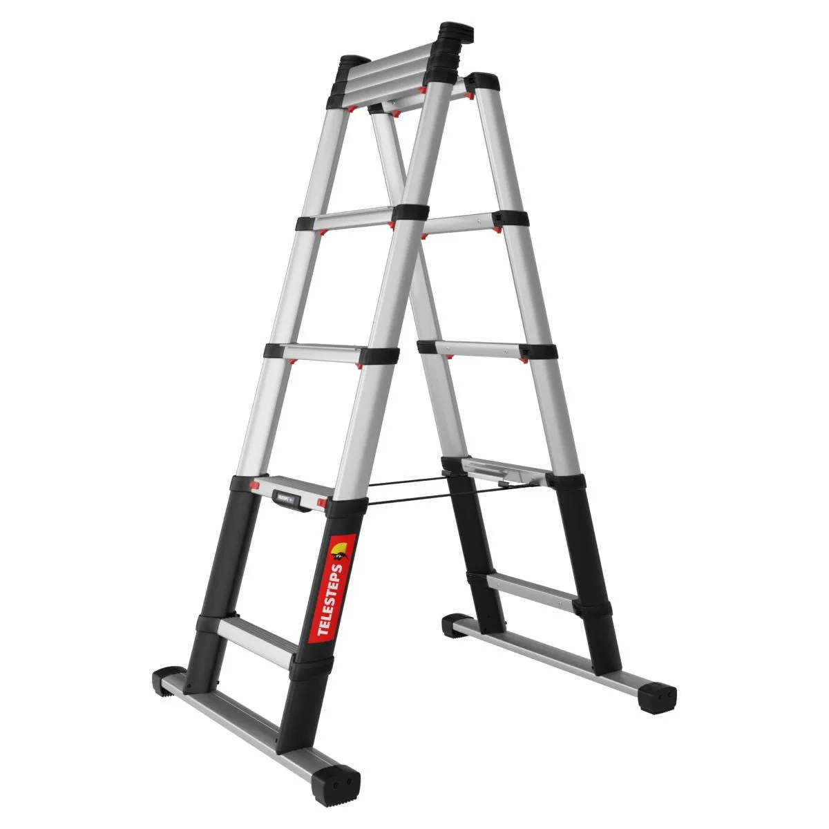 Telesteps TEL72423681 2.3m Combi Line Telescopic Ladder Compact. Durable. and Versatile for Home & Work