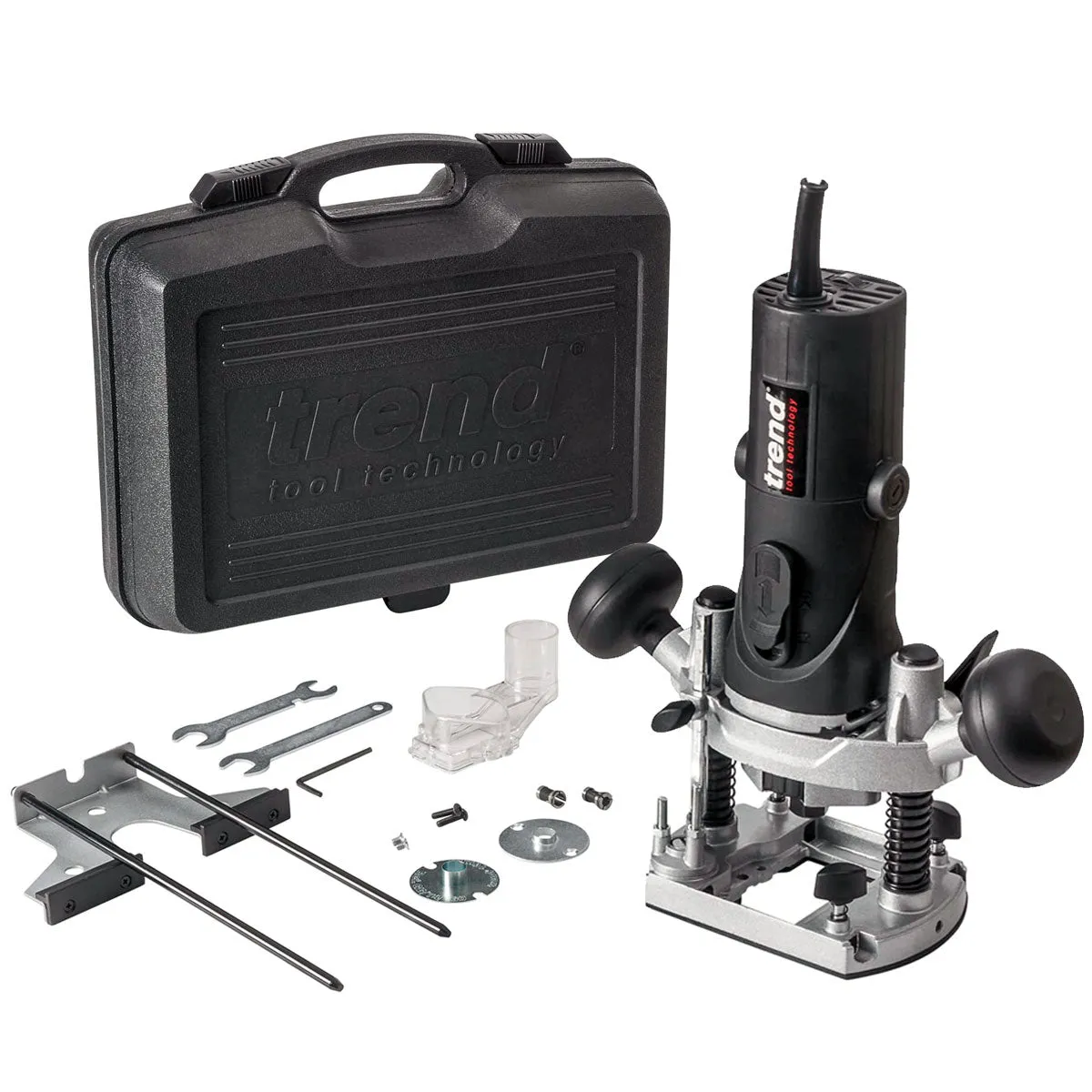 Trend T4ELK 1/4 Variable Speed Router 110V 850W c/w Kitbox