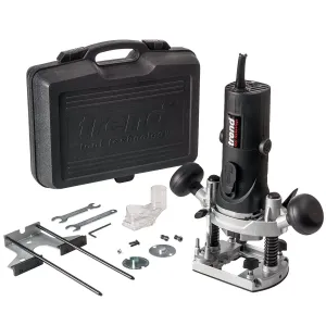 Trend T4ELK 1/4 Variable Speed Router 110V 850W c/w Kitbox