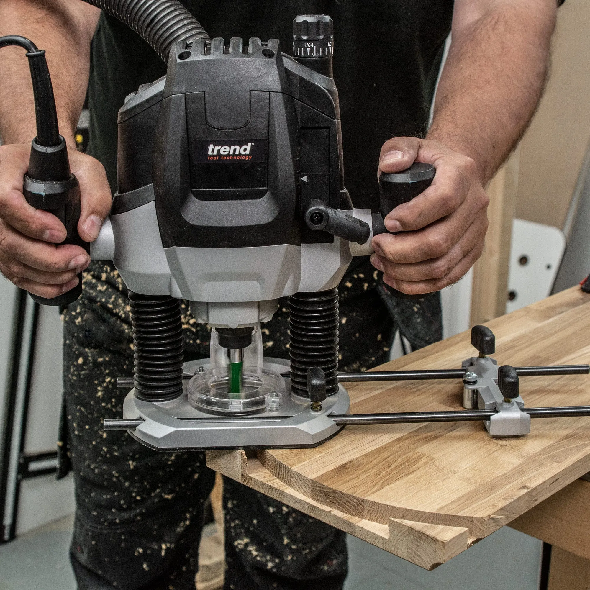 Trend T7EK 1/2 Plunge Router 230V/2100W