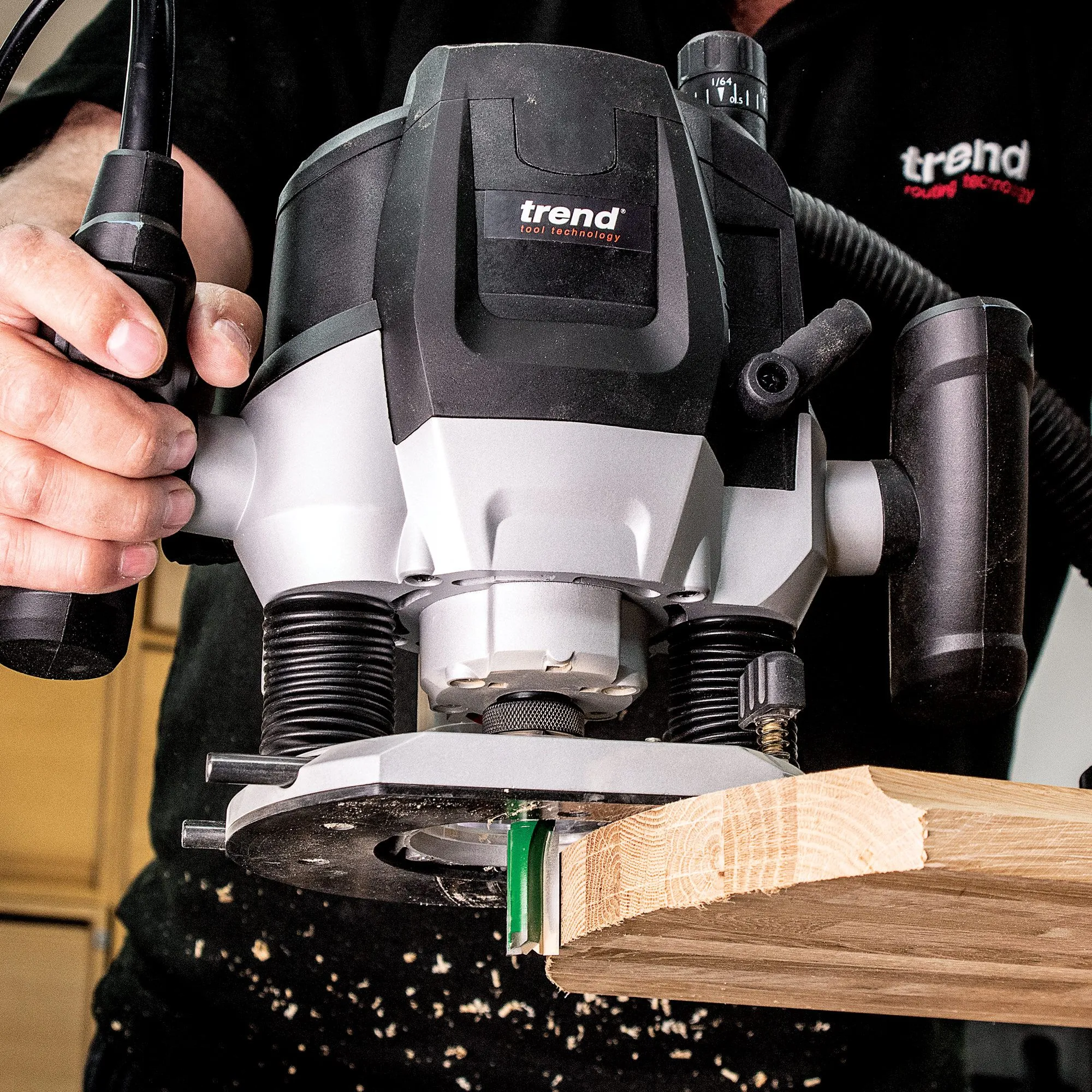 Trend T7EK 1/2 Plunge Router 230V/2100W