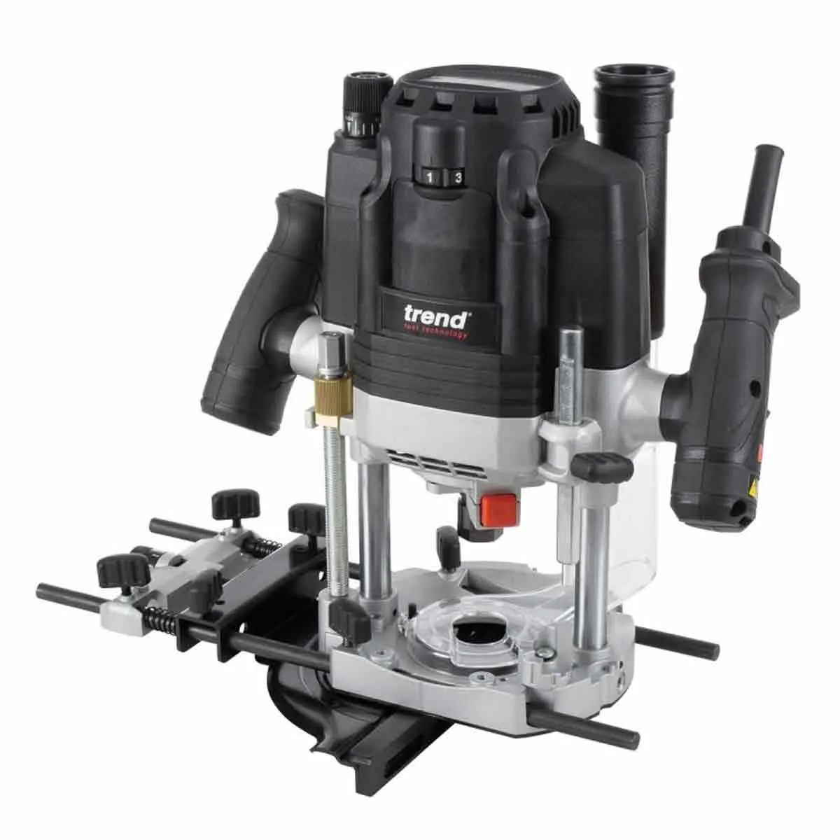 Trend T8EK 1/2in Dual Mode Plunge Router 2200W 240V With Carry Case