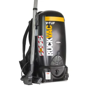 V-TUF RUCKVAC-ION Cordless M-Class Rated Backpack Vacuum Cleaner with Lung Safe Hepa